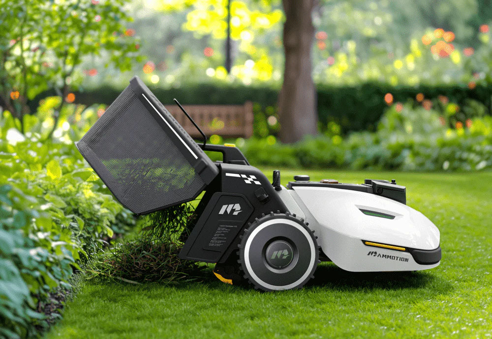 MAMMOTION YUKA 3000 + Balayeuse + 1 batterie supplémentaire de 4.5 Ah